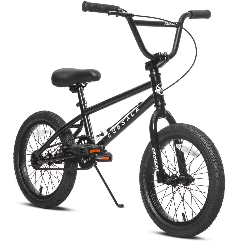 cubsala 20 in Freestyle BMX Kids Bike for Age 6-14 Years Old Boys Girls , Black & Green