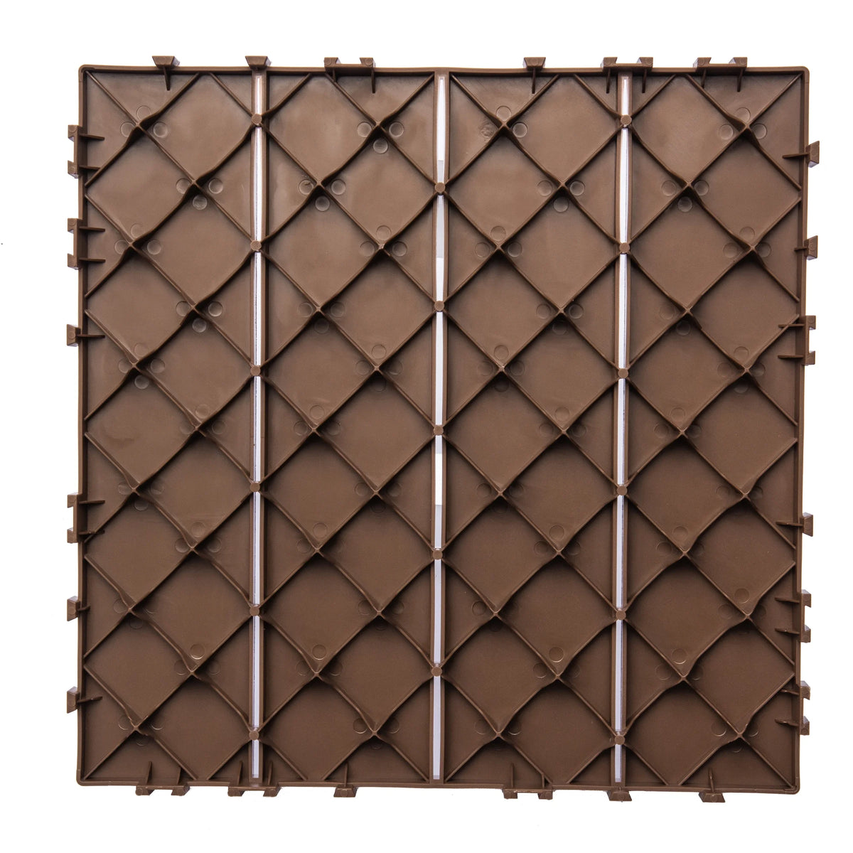 76-Pack 11.42"x11.42" Plastic Interlocking Deck Tiles - 68.80 Sq.Ft Outdoor Plastic Flooring Super Durable & Waterproof All-Weather Indoor/Outdoor Use Eco-Friendly Non-Toxic Material