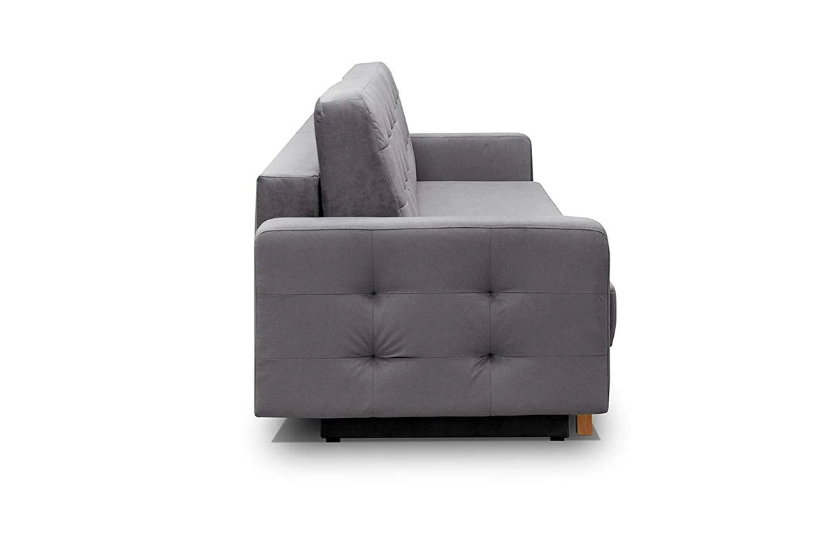 Meble Furniture Vegas Queen Sofa Bed with Storage, Multiple Colors