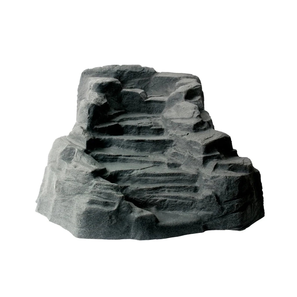 Algreen Decorative Pond Watercoarse, Tranquility Waterfall with Threaded Fitting, Charcoalstone