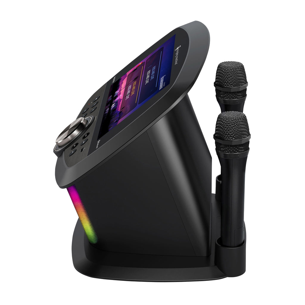 Singing Machine Ultimate Karaoke Party System with Vocal Removal & Charging Mics