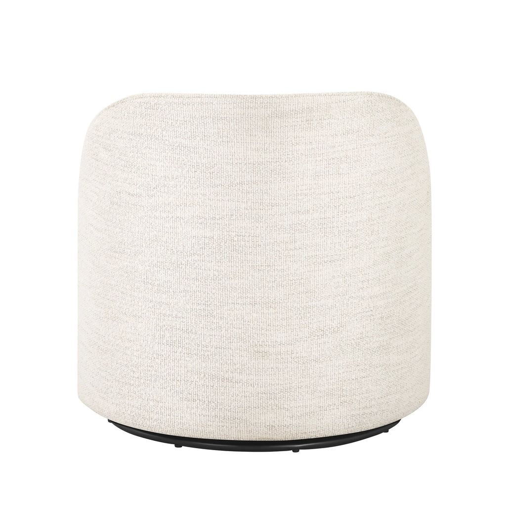 Better Homes & Gardens Juliet Modern Arch Swivel Accent Chair, Cream Boucle