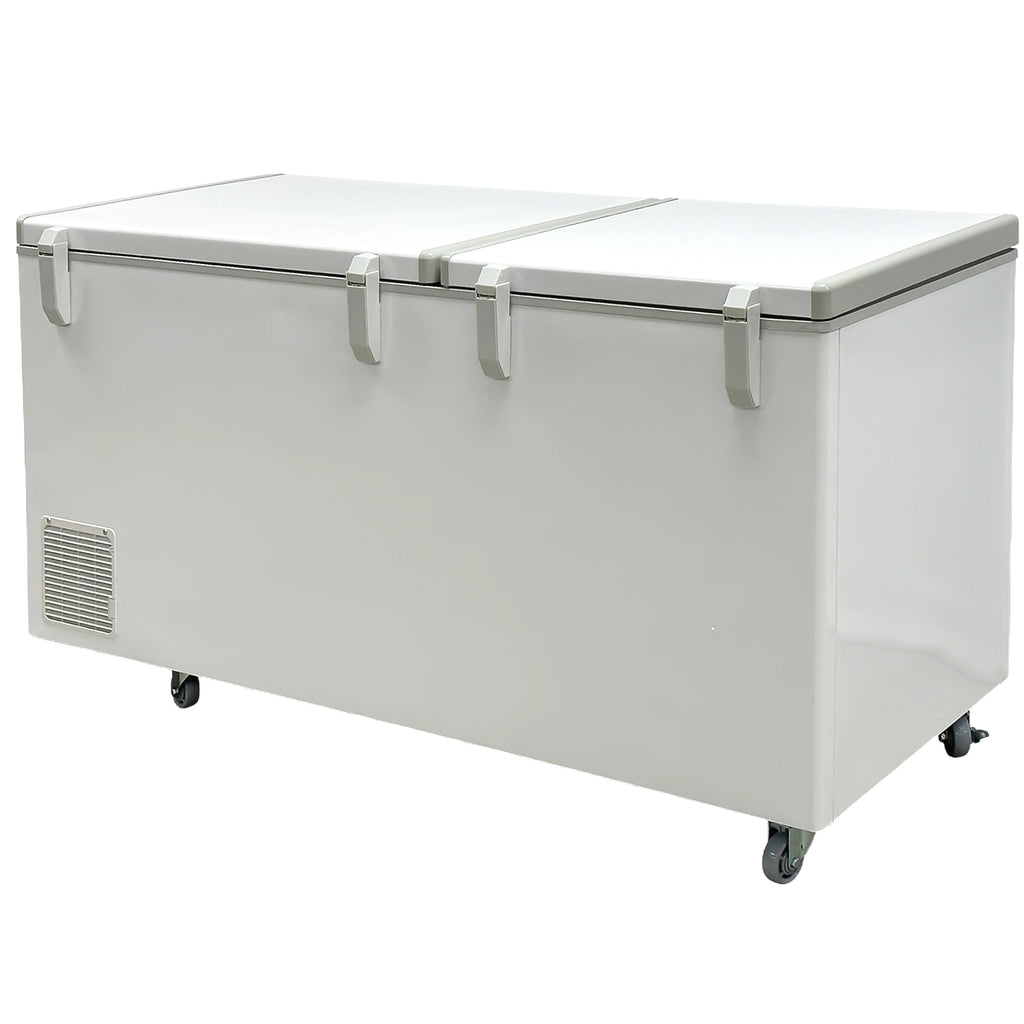 72 in. Commercial Chest Freezer 18 Cu.Ft. Deep Freezer with Top Open Door White