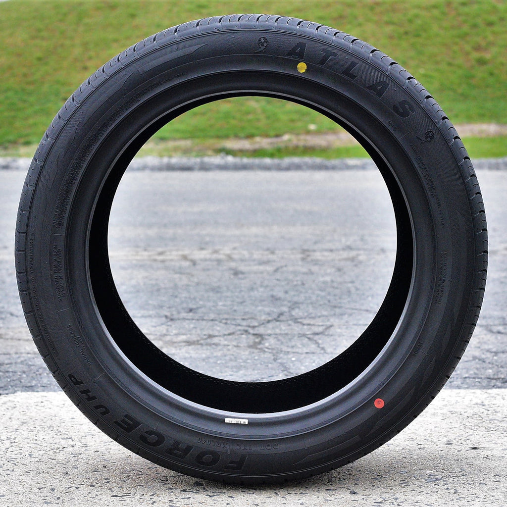 Set of 4 (FOUR) Atlas Force UHP 255/60R19 109H A/S Performance All Season Tires Fits: 2010 Buick Enclave CXL, 2021 Lincoln Aviator Base