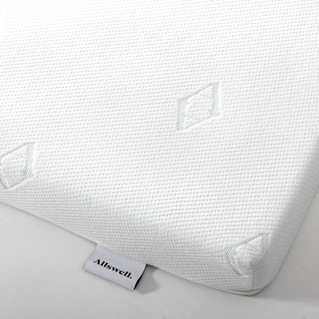 Allswell 3" Covered Memory Foam Mattress Topper, Queen