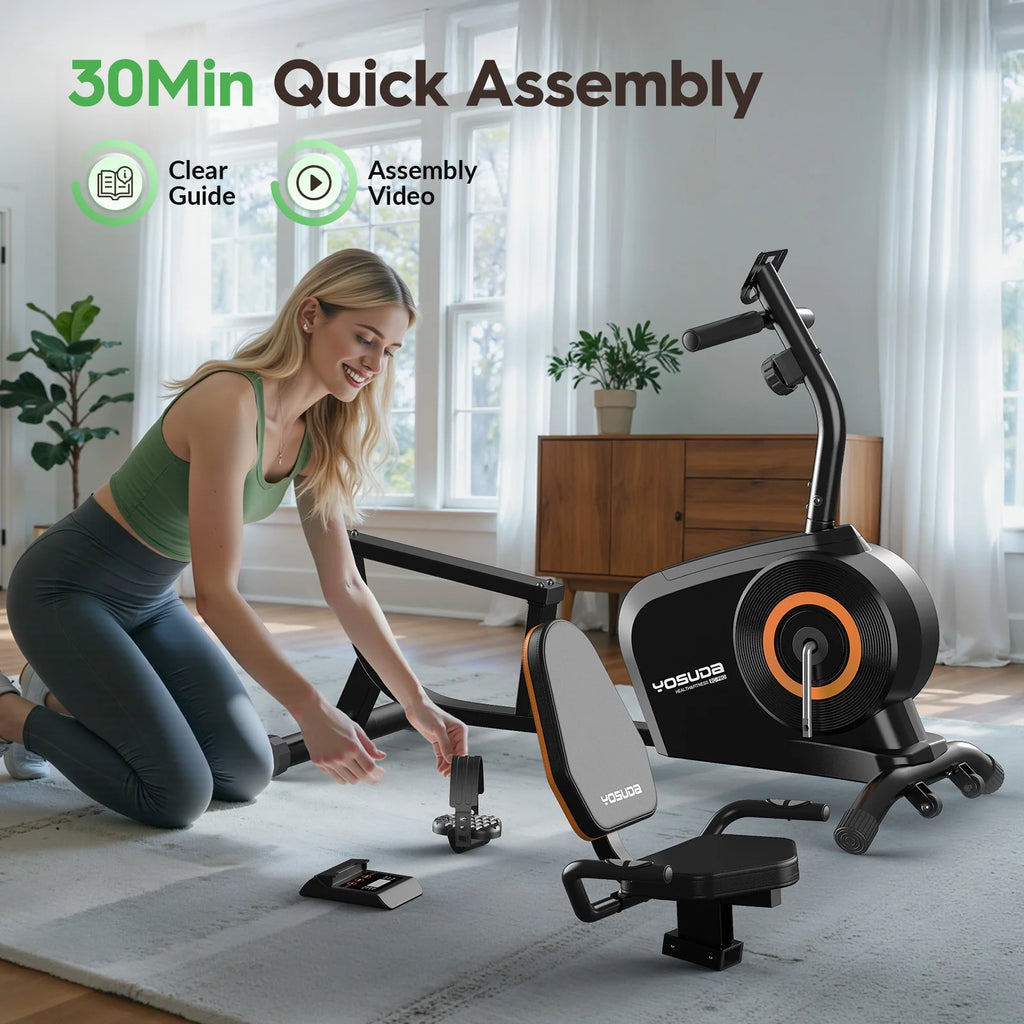 Yosuda Recumbent Exercise Bike for Senior for Home with 350lbs Capacity