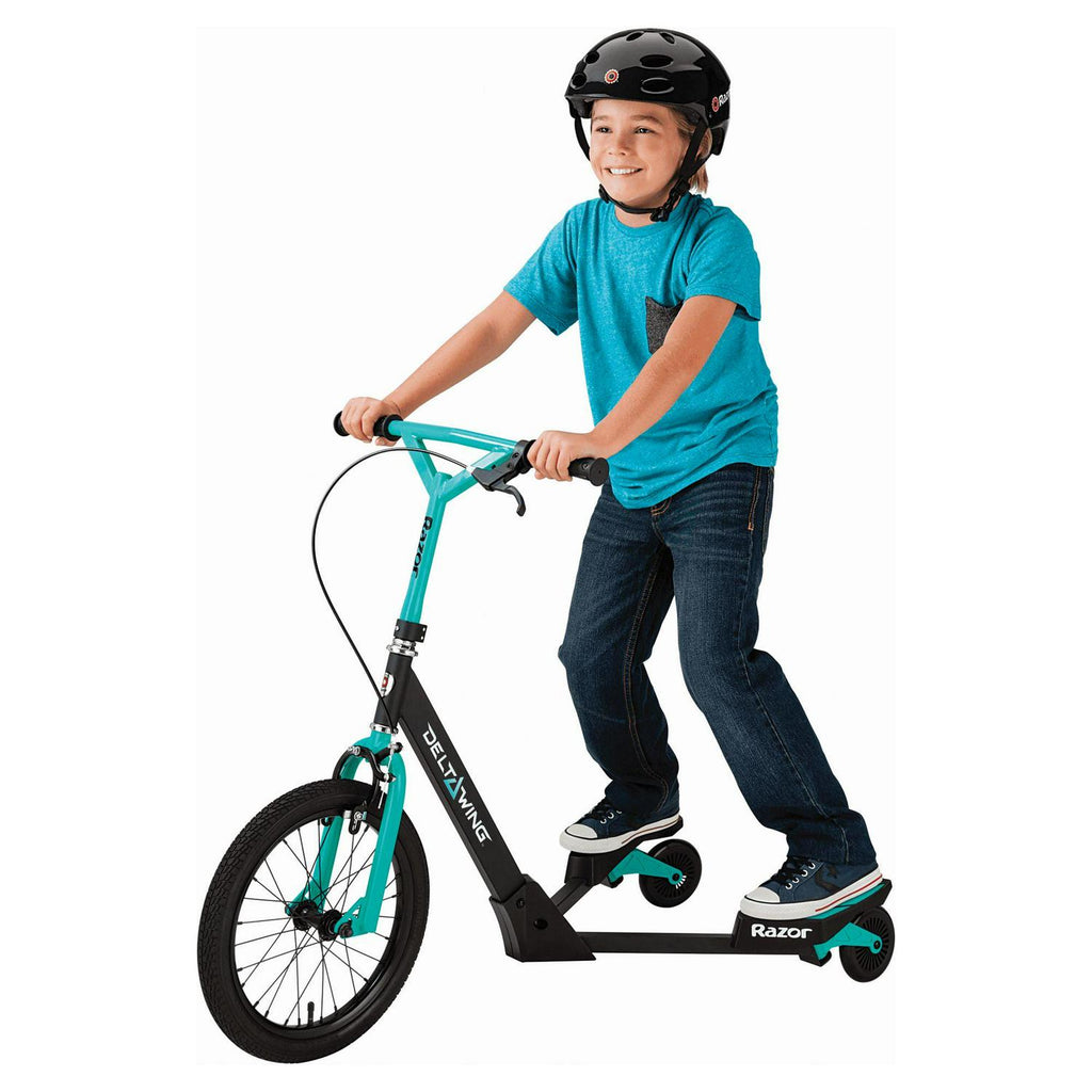 Razor Teal 3-Wheel Drifting Delta Wing Scooter- Ages 6+
