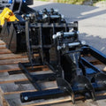 11-in-1 Mini Excavator Attachment Kit with Quick Coupler & Heavy-Duty Tools