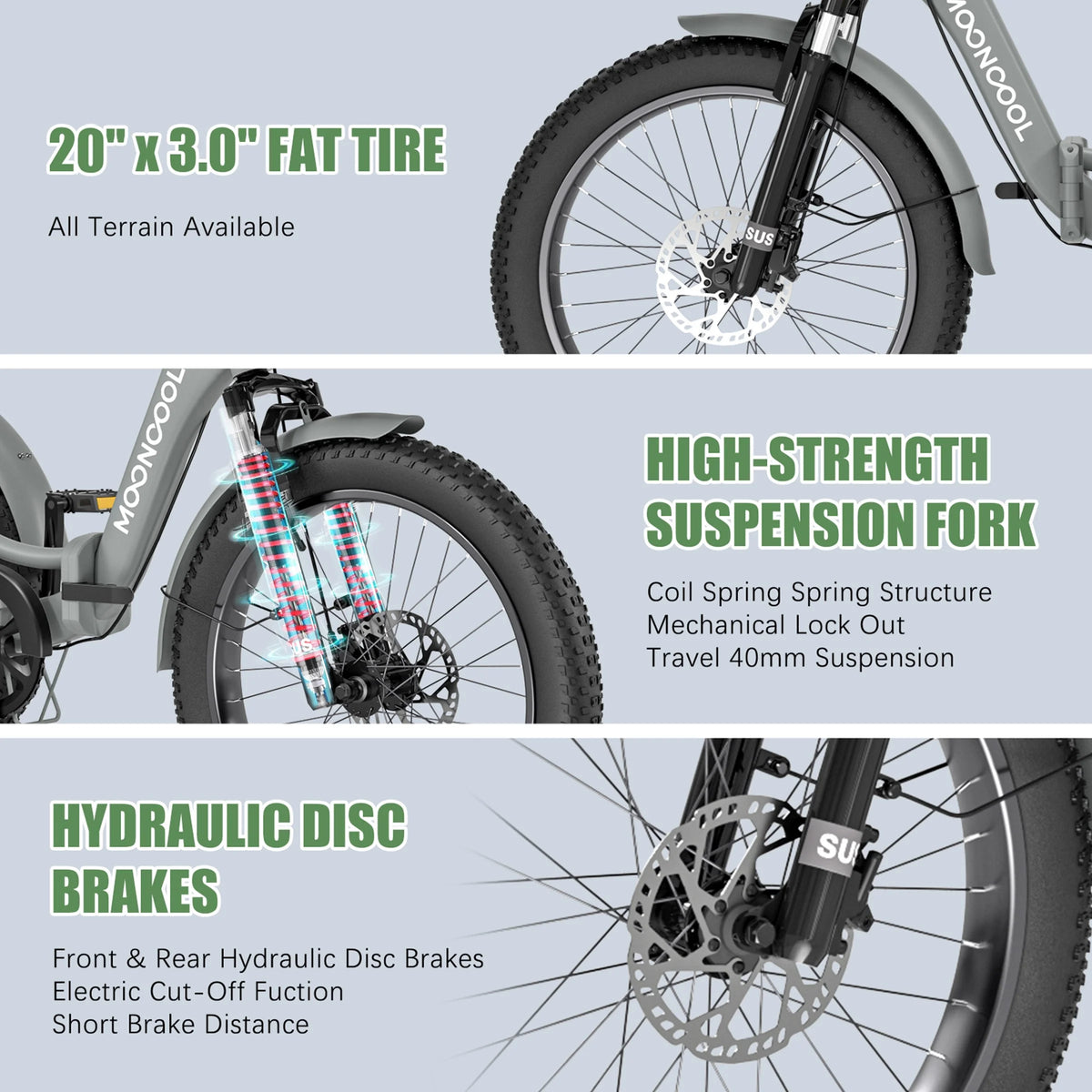 ABORON 3.0 Fat Tire Electric Trike for Senior Foldable E-Bike, 500W Motorized Tricycle Adult 20" Folding 3 Wheel Electric Commute Bike Trike w/48V Battery and Storage Baskets,