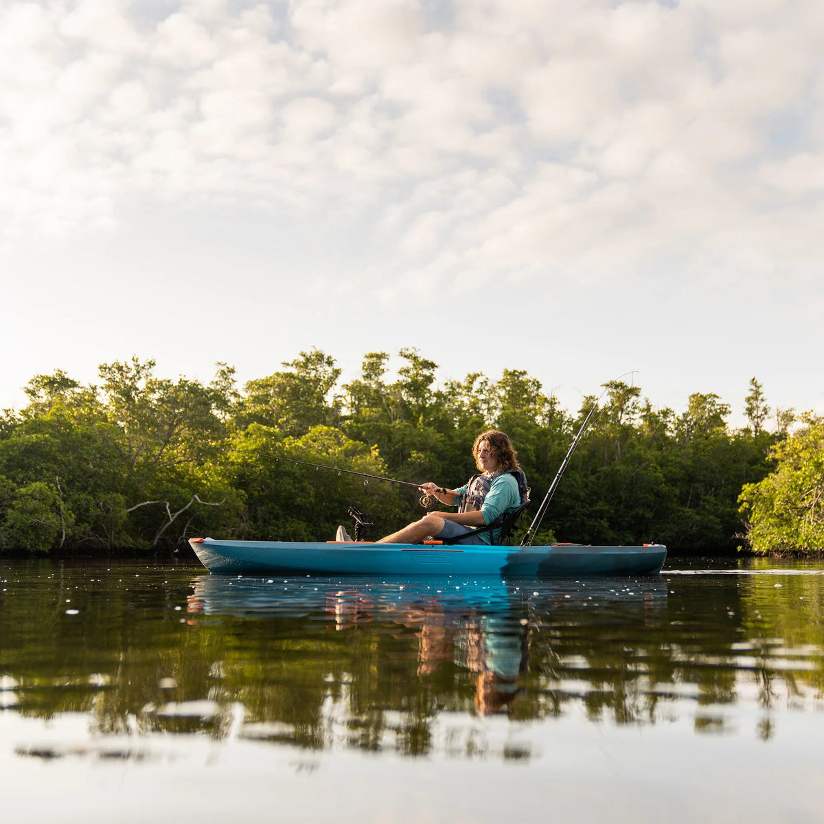 Lifetime Tamarack Pro 123 inch Sit-on-Top Kayak, Eclipse Fusion (91058)