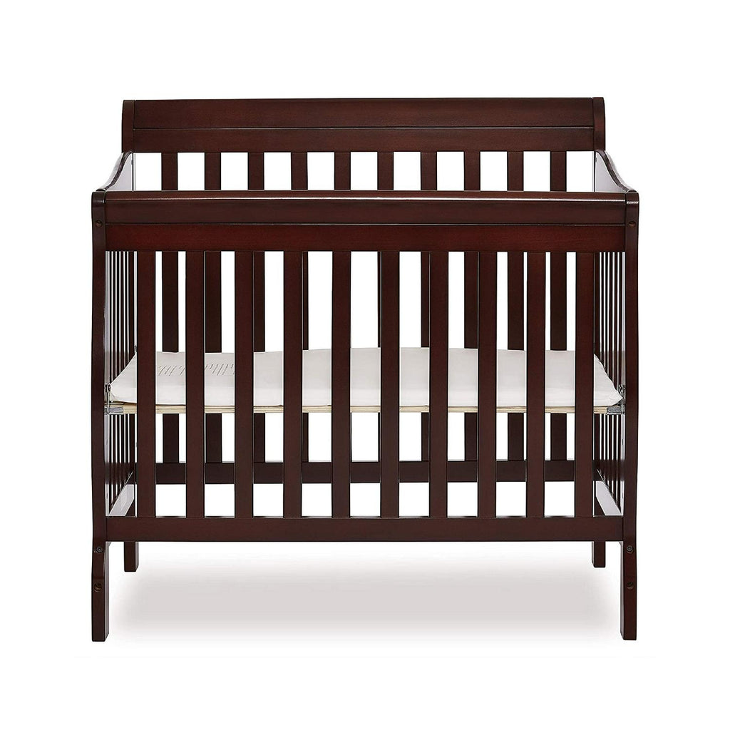 Dream On Me Aden 4-in-1 Convertible Mini Crib Espresso