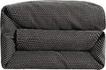 HiEnd Accents BlackBerry Polka Dot Duvet Cover, Black and White, Super Queen Size, Modern, Western, Farmhouse Style Luxury Bedding Comforter Cover