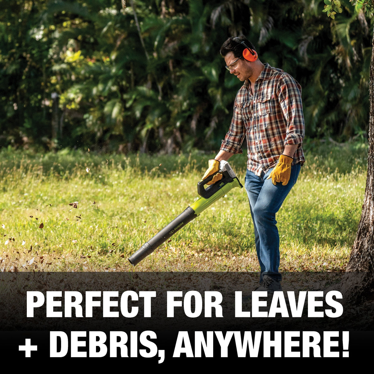 Sun Joe 24V Cordless Garden Combo Kit W/ Leaf Blower, Grass Trimmer, & Hedge Trimmer, 2 x 2.0-Ah Batteries + Charger