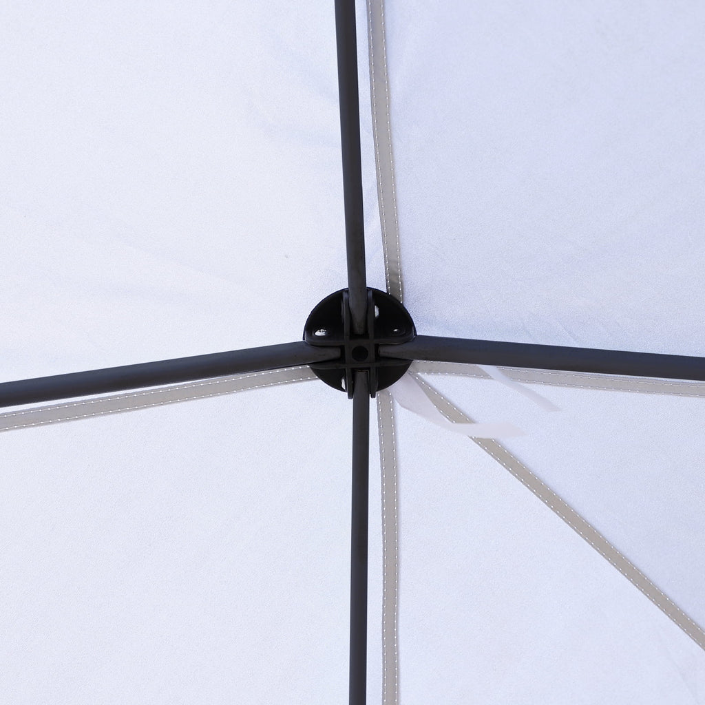 Outsunny 10' x 20' Pop Up Canopy Tent with Netting, Heavy Duty Large Party Tent, Instant Sun Shelter with Carry Bag for Backyard Garden Patio, Beige