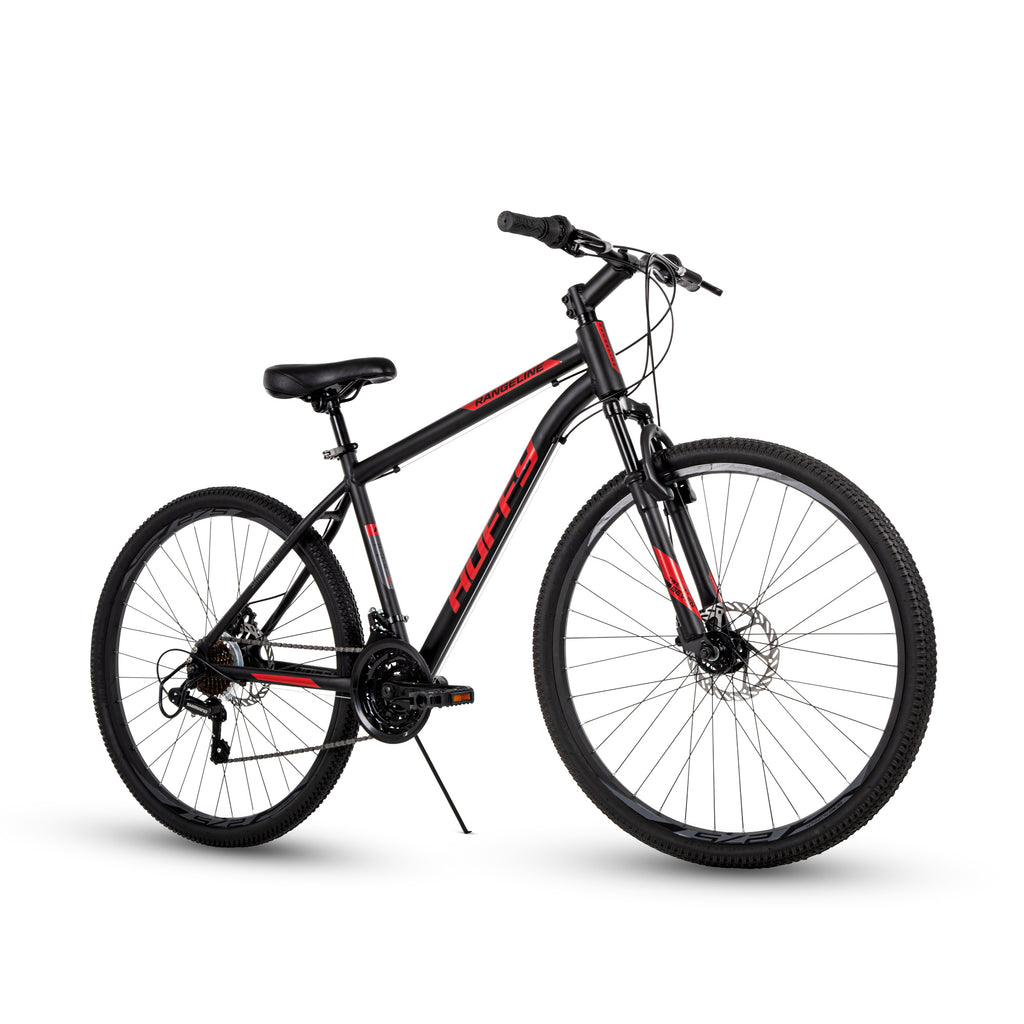 27.5 in. Rangeline Men's Mountain Bikes, Black and Red