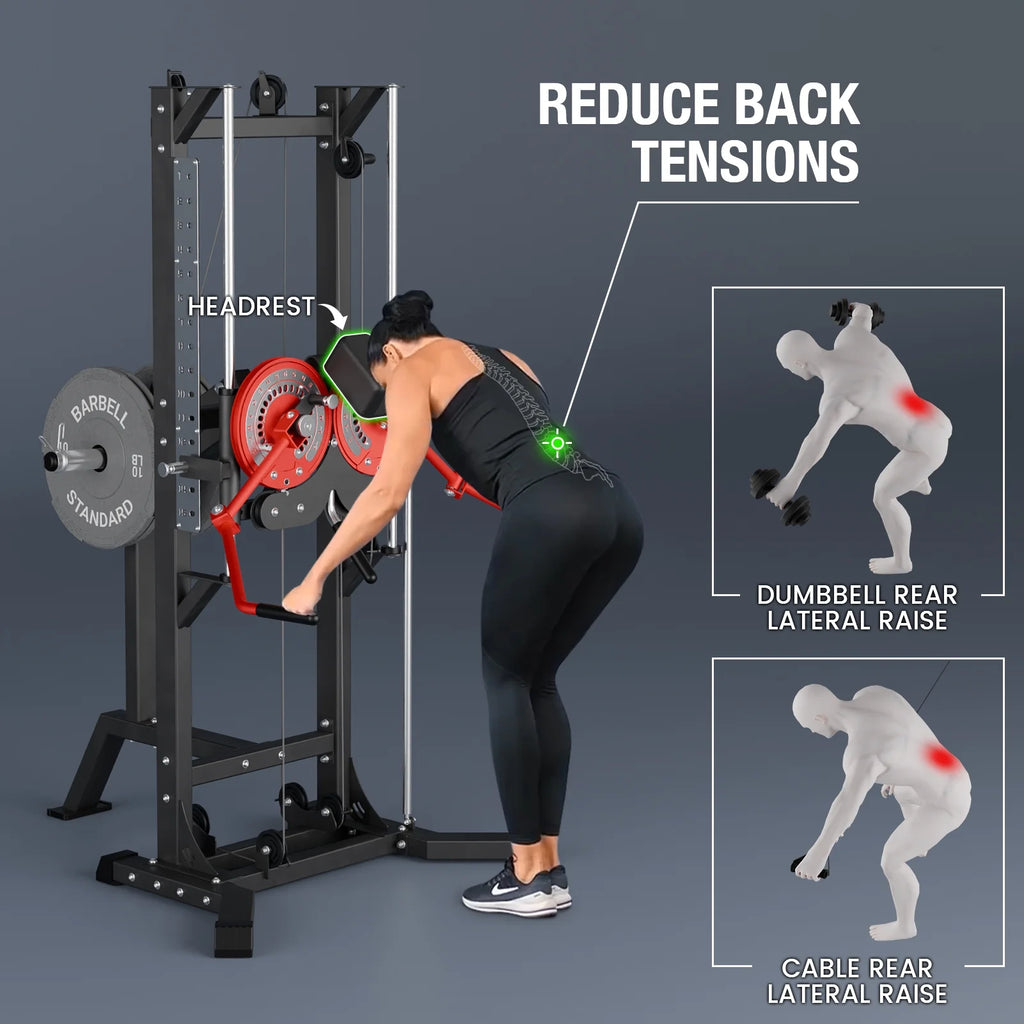 Syedee Stretch Machine, Full Body Stretching Equipment for Flexibility Training, Adjustable Leg Stretcher Machine, Lower Back Stretcher, Flexibility Trainer for Home Gym, Improve Mobility & Posture