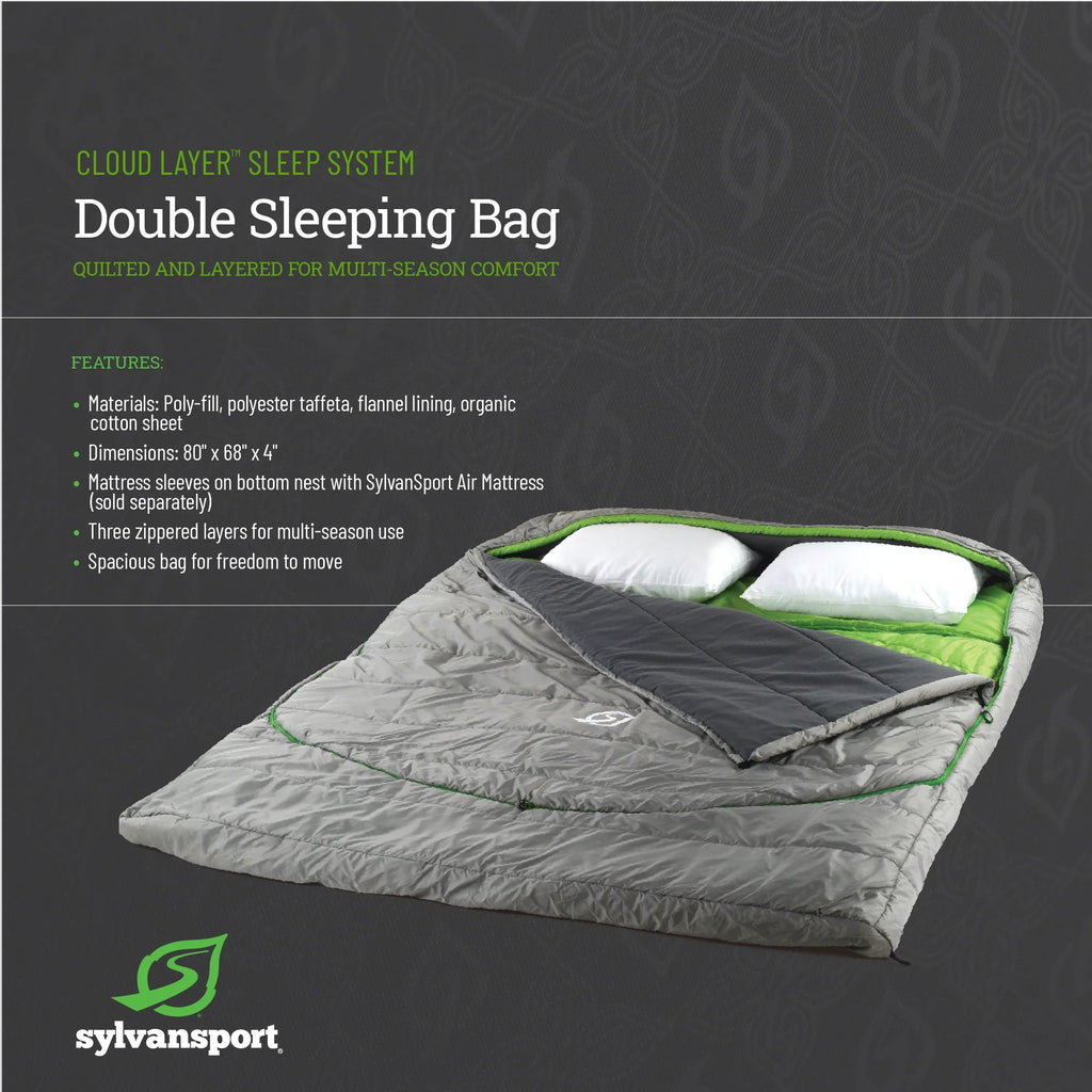 SylvanSport Cloud Layer Double Sleeping Bag