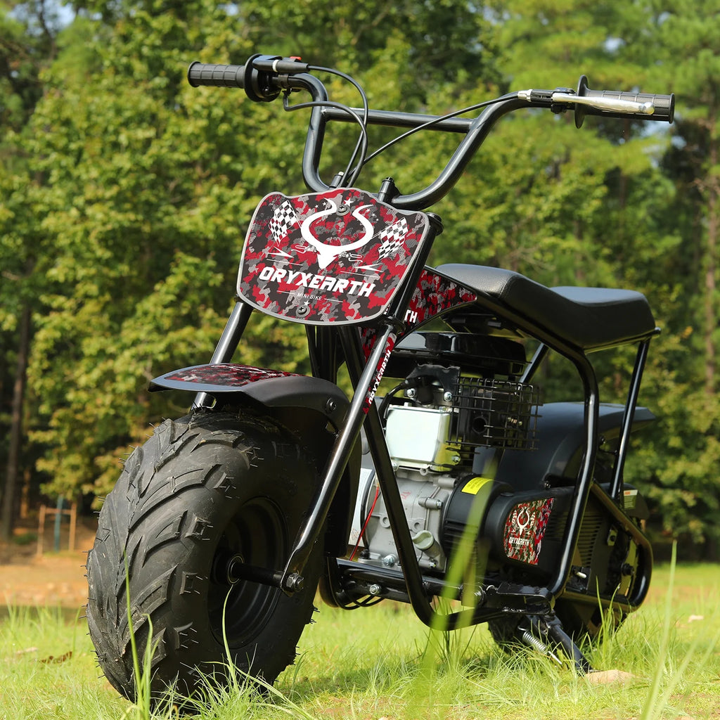 Oryxearth Mini Bike for Kids Motorcycle, Mini motorcycle for kids, Set of Four, 105CC 4-Stroke Ride on Toys, Camo