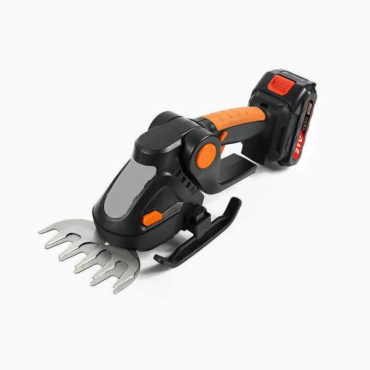 4 in 1 Hedge Trimmer with Extension Pole for Shrub, Garden, Grass and Lawn(21V Battery and Charger Include)