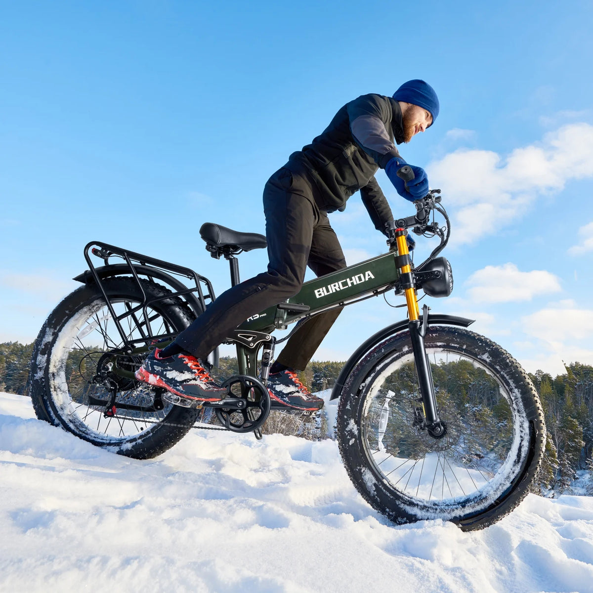 Electric Bike for Adults 26'', 1000W E-Mountain Bike 48V 30/20Ah UL2849 Removable Battery,Fat Tire Ebike up to 30MPH Off Road Beach Snow Electric Bicycles Full Suspension & Dual Hydraulic Disc Brakes