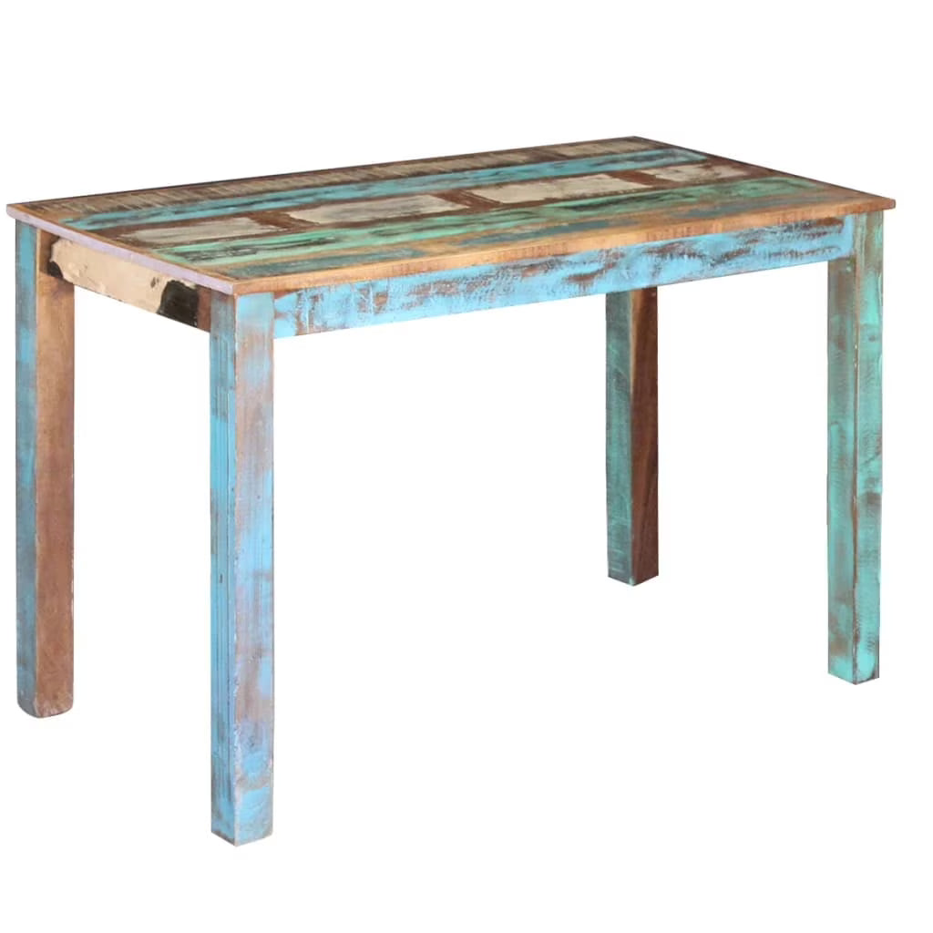 vidaXL Dining Table Kitchen Table Home Dining Room Table Solid Reclaimed Wood