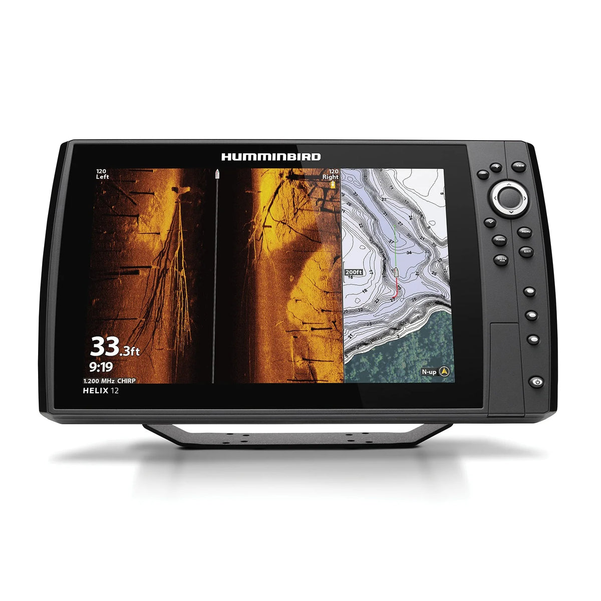 Humminbird Helix 12 CHIRP MEGA SI+ Fishfinder/Chartplotter/GPS G4N