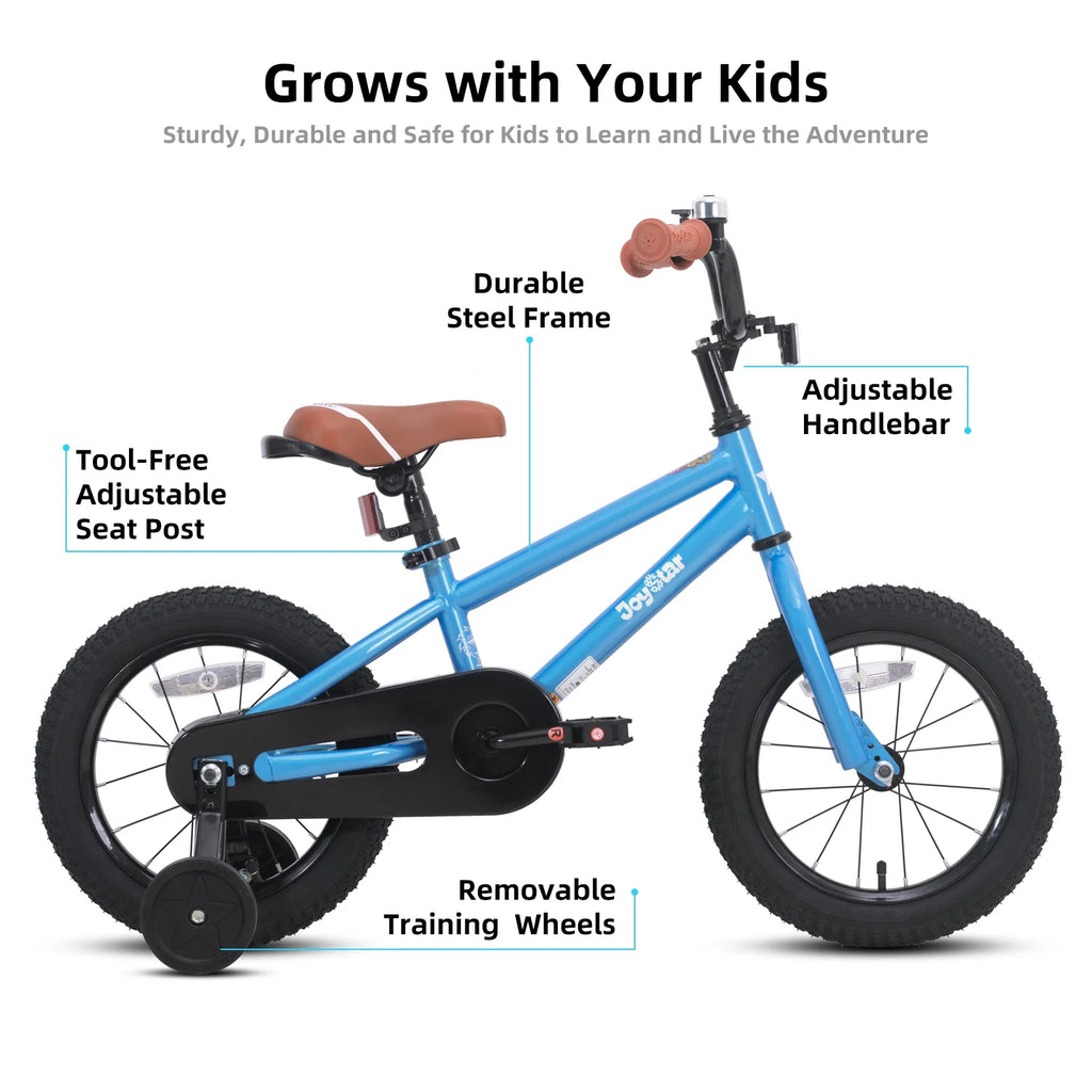 JOYSTAR Kids Bike for Ages 2-12 Years Old Boys Girls, 12-20 Inch BMX Style Kid's Bikes, Multiple Colors