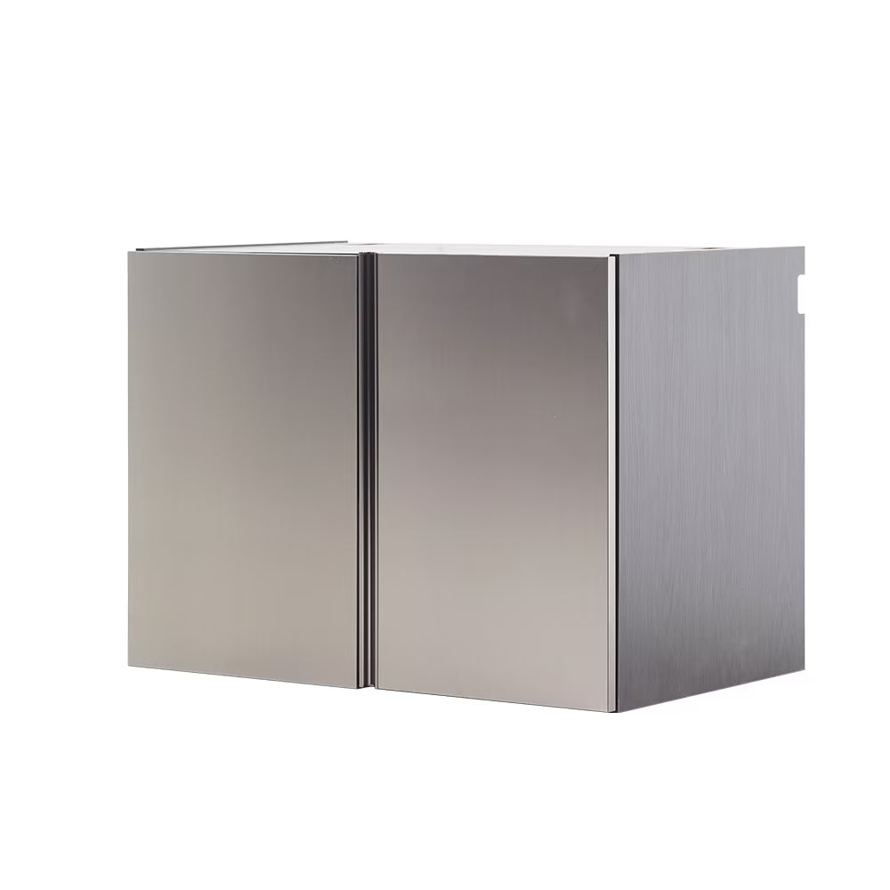 7-Piece Storage Cabinet Set, Modern Style Kitchen Furniture Set with Stand Cupboard and Console Table, Wall-Mounted or Free-standing Cabinet Set for Living Room, Kitchen, Dark Gray