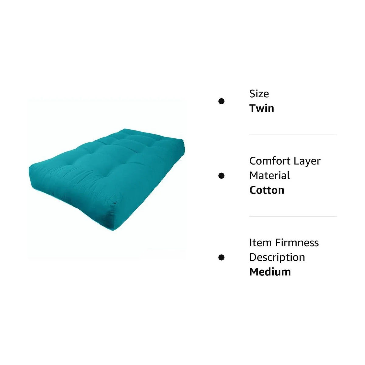 Blazing Needles Renewal 10-inch Twill Full-size Futon Mattress - Sage - Sage
