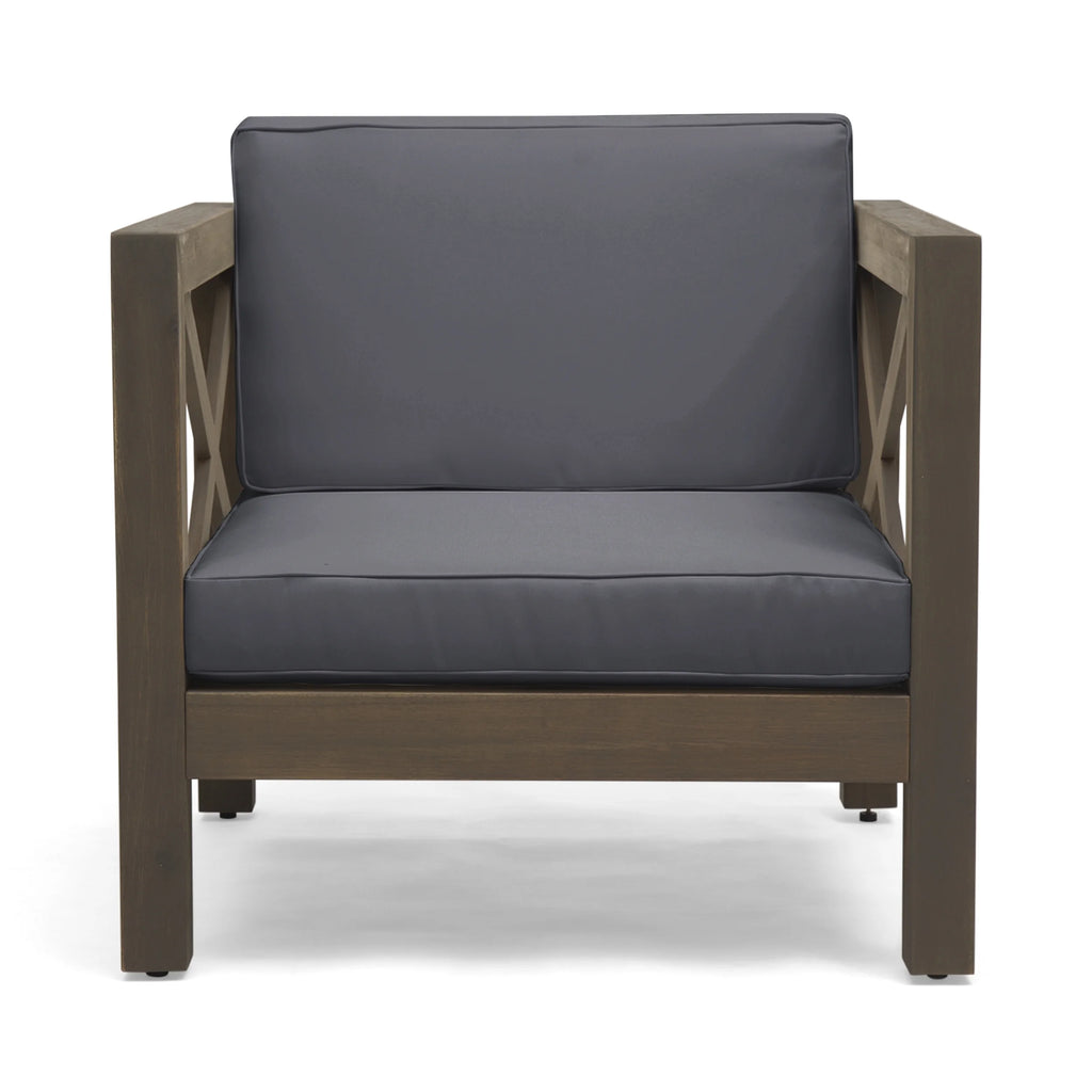 Outdoor Acacia Club Chairs