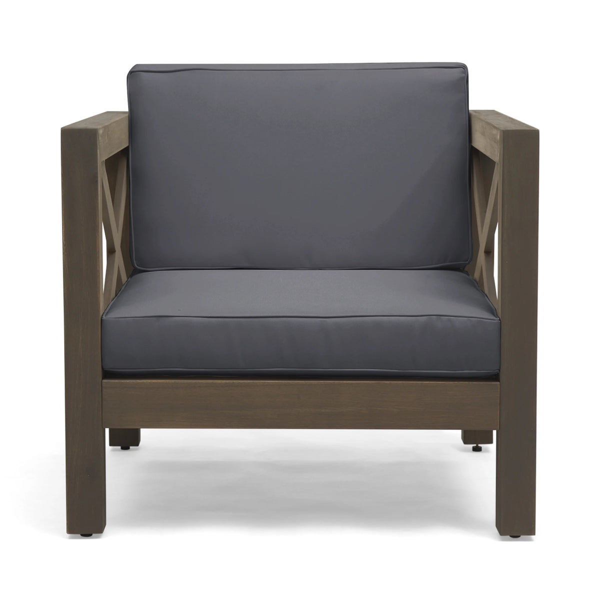 Outdoor Acacia Club Chairs
