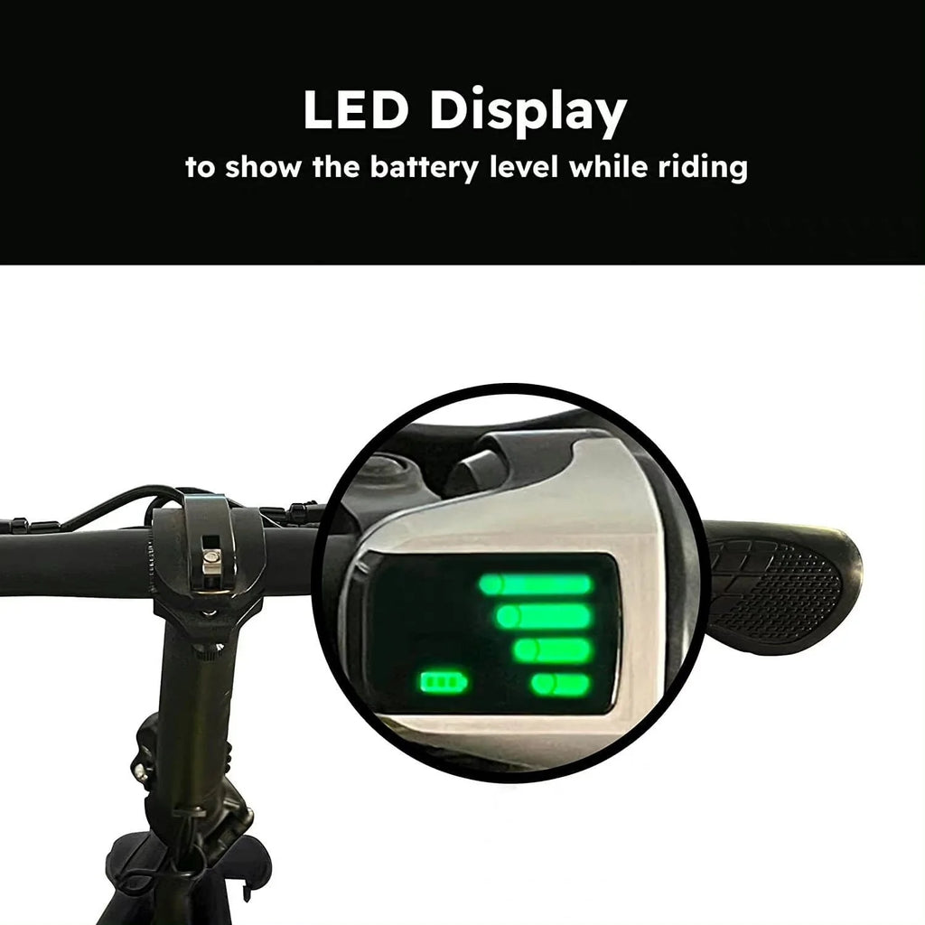 Dazone Electric Scooter Ebike, 450W 36V 12.5 Miles Long-range Battery Foldable Easy Carry Portable Design, Adult Electric Bicycle Scooter Up to 15.5 mph Commuter Scooter, 12 in Tires Off-Road, Yellow