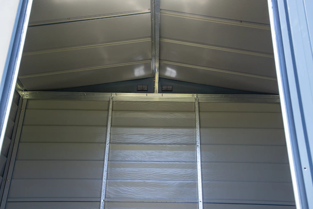 Arrow Select Steel Storage Shed Steel Storage Shed, 6x5, Charcoal