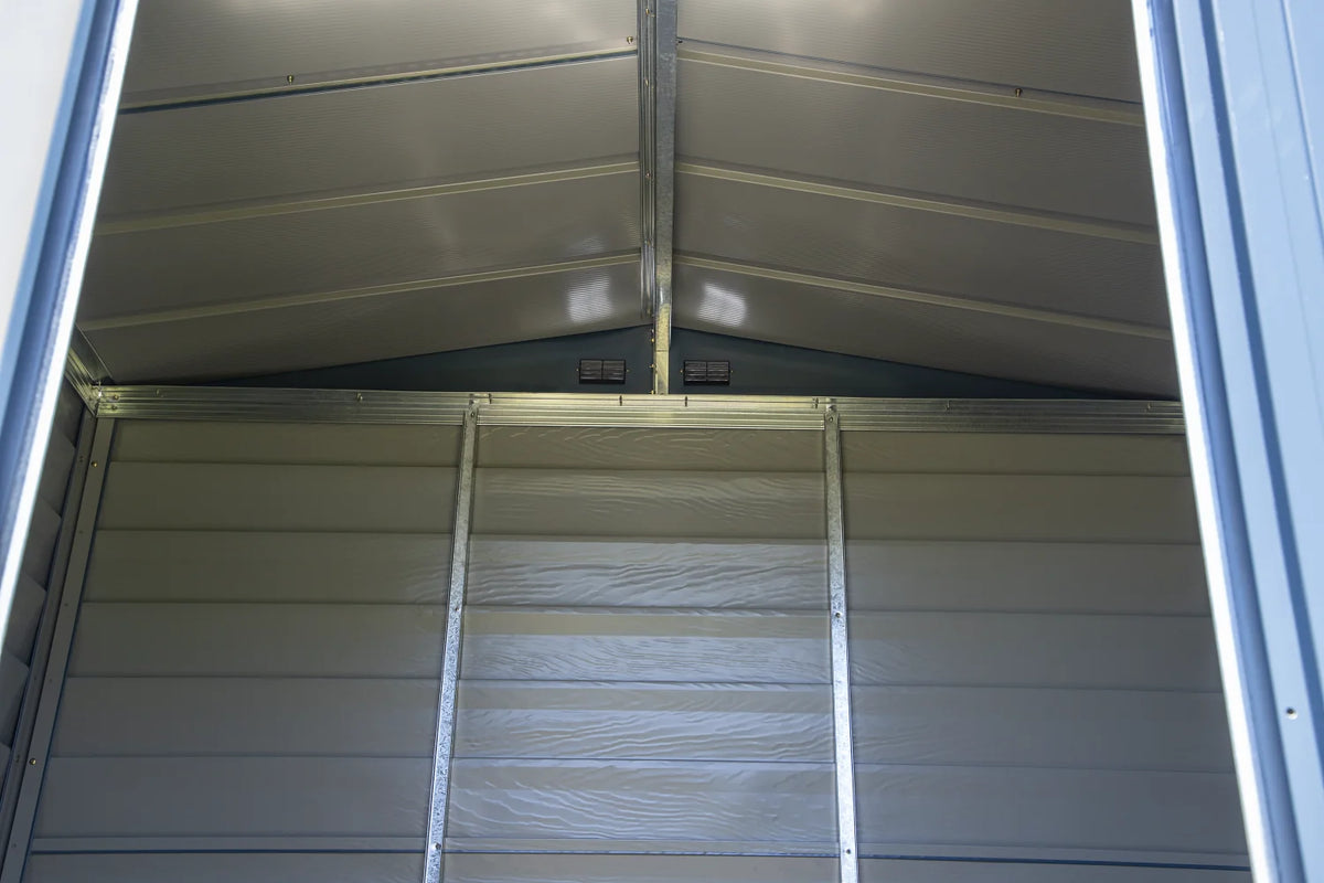 Arrow Select Steel Storage Shed Steel Storage Shed, 6x5, Charcoal