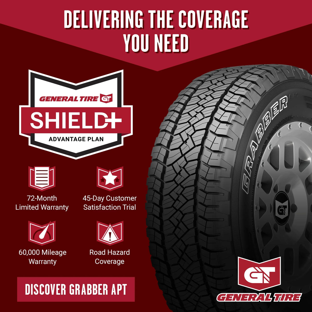 General Grabber APT All Terrain LT245/70R17 119/116R E Light Truck Tire