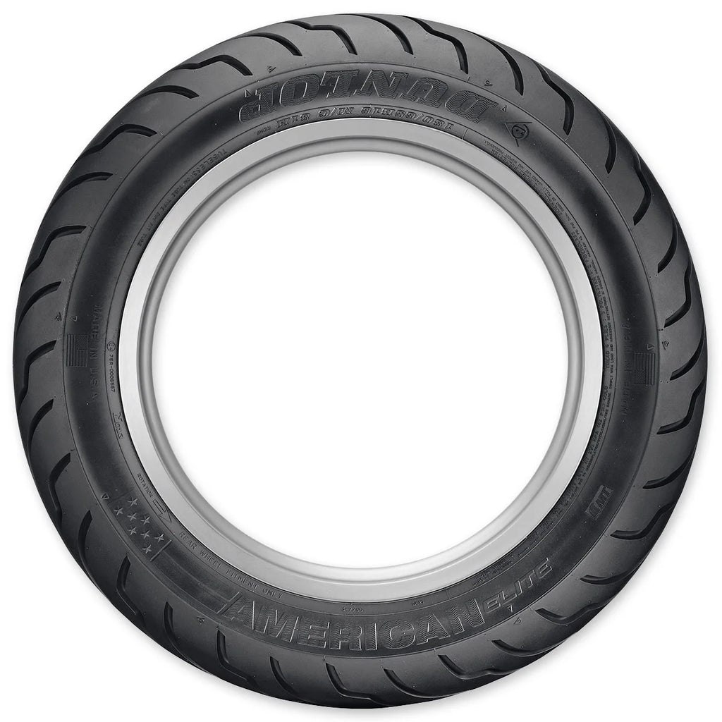 Dunlop American Elite Rear Motorcycle Tire 180/65B-16 (81H) Black Wall
