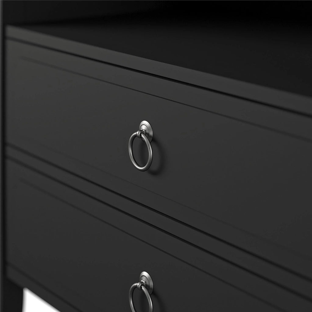 Her Majesty 2 Drawer Nightstand, Mustard Yellow