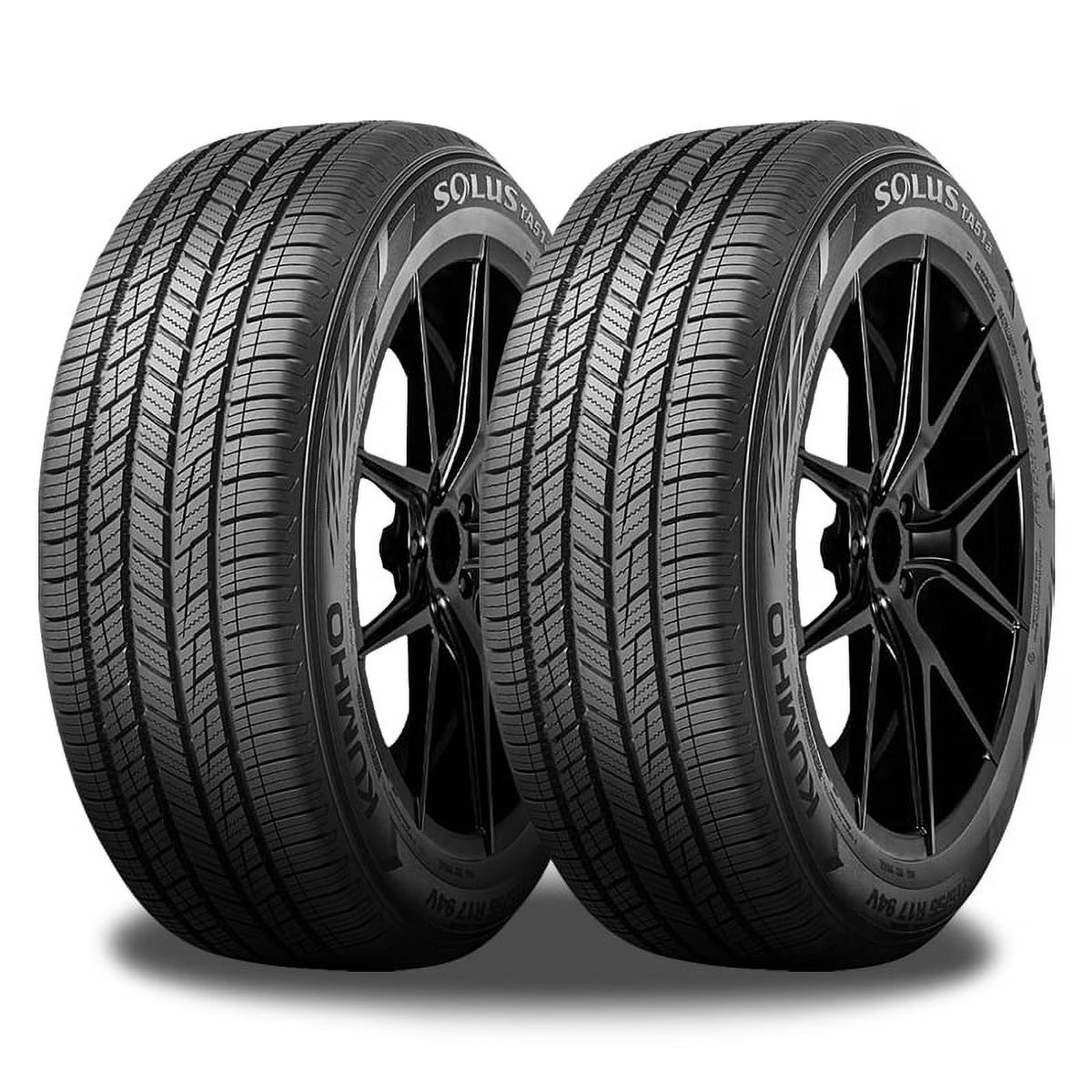 2 Kumho Solus TA51a 225/70R15 100T All Season Tires W/ 75000 Mileage Warranty 2285913 / 225/70/15 / 2257015