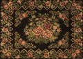 Ahgly Company Indoor Rectangle Medallion Brown French Area Rugs, 2' x 4'