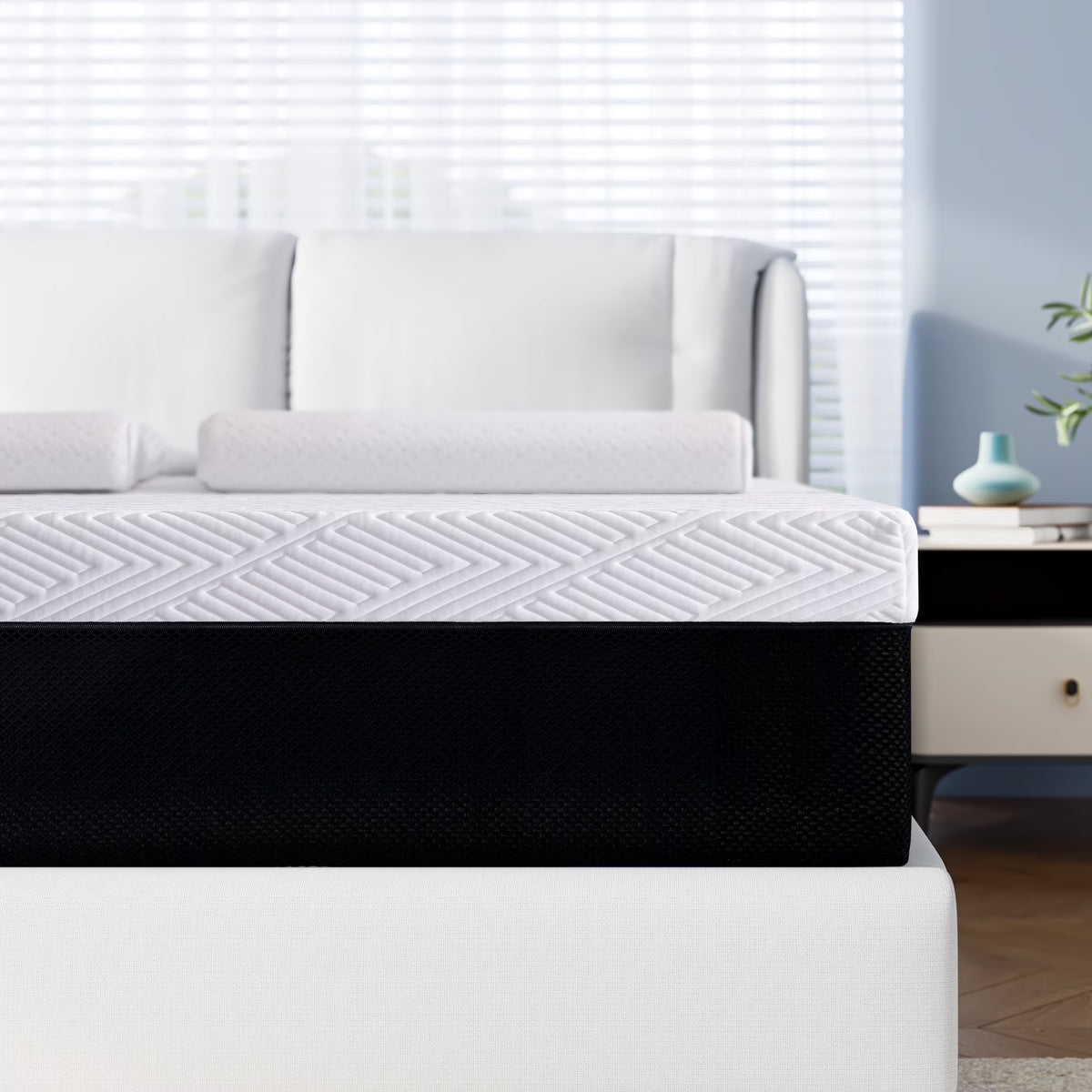 King Mattress, 14" King Size Memory Foam Mattress in a Box, Medium