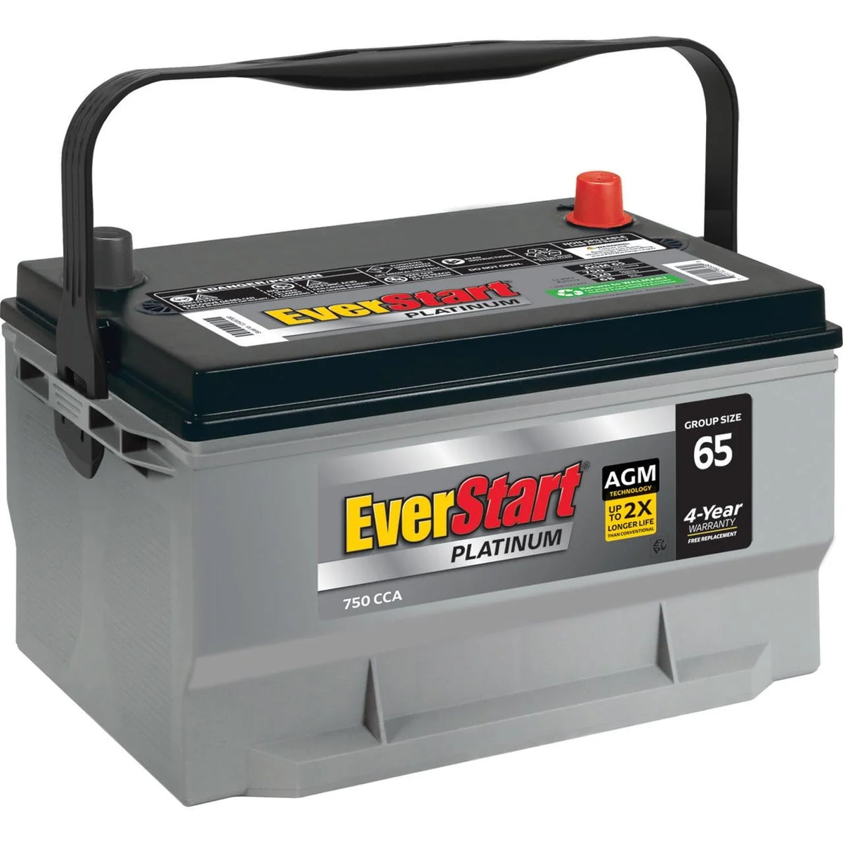 EverStart Platinum AGM Battery, Group Size 65