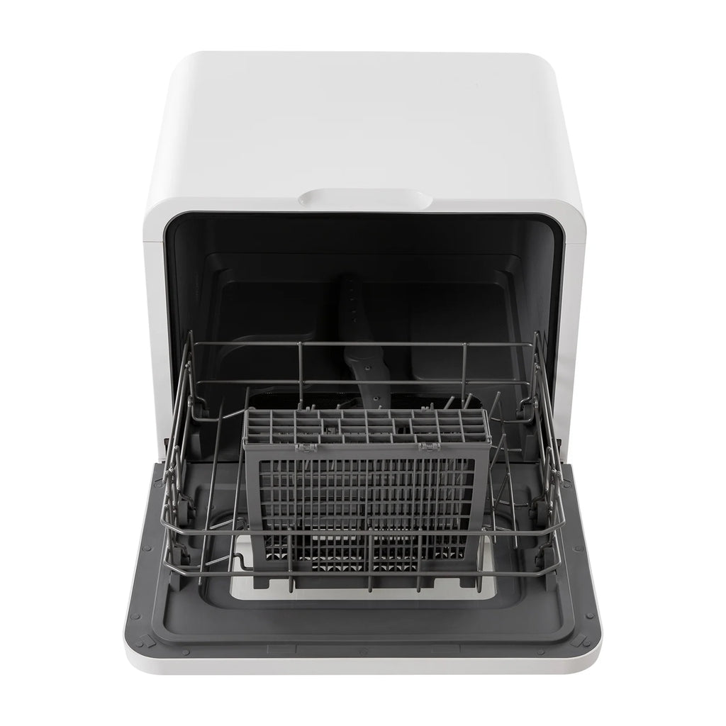 Compact Countertop Dishwasher �?6-8 Place Settings, 4 Washing Modes, Efficient 785W Power, Low Noise, Automatic Drying, Ideal for Small Kitchens and Apartments