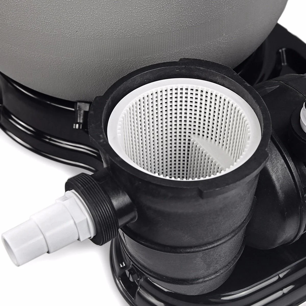 XtremepowerUS Sand Filter Pump for Above Ground Pool, 2400 GPH Pool Filter Pump, 7-Way Valve