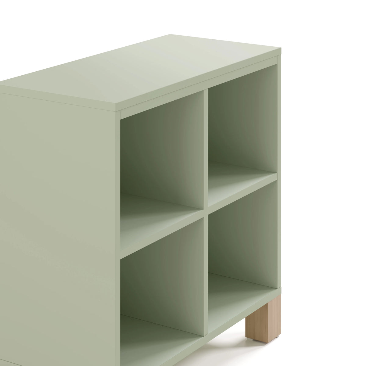 Storkcraft California Cube Organizer Children's Bookcase, Blush with Driftwood
