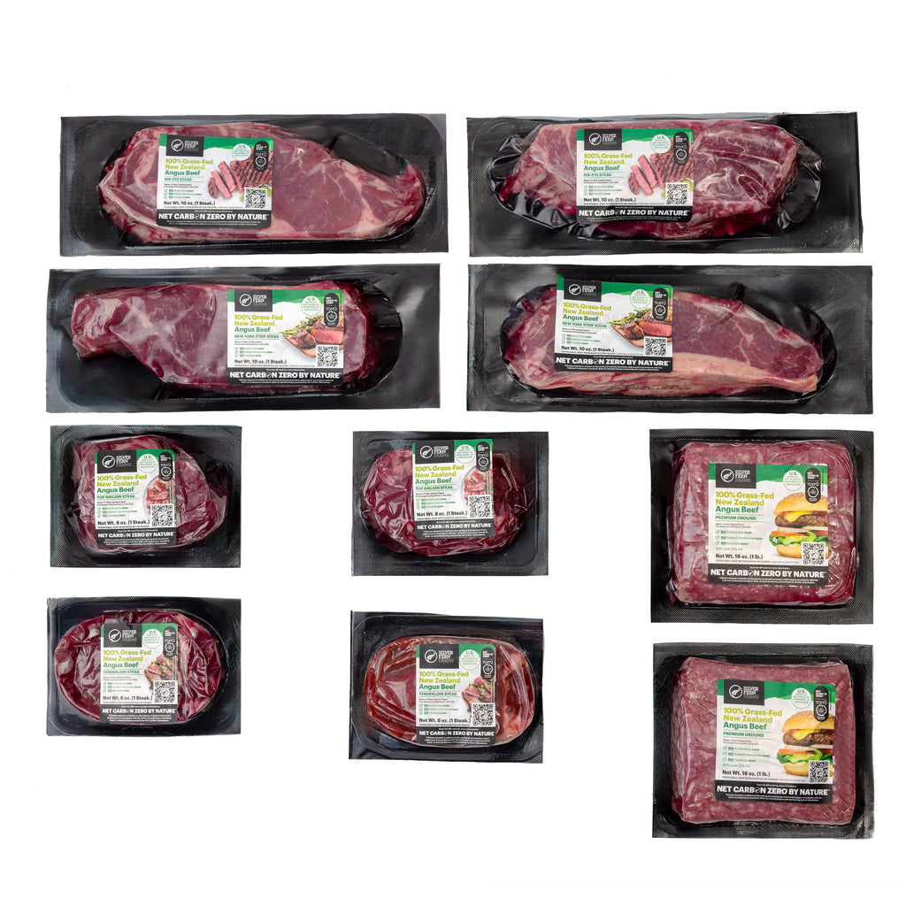Silver Fern Farms 100% New Zealand Grass-Fed, Net Carbon Zero Steak Box - 10 Total Packs, 6.25 Lbs. Total