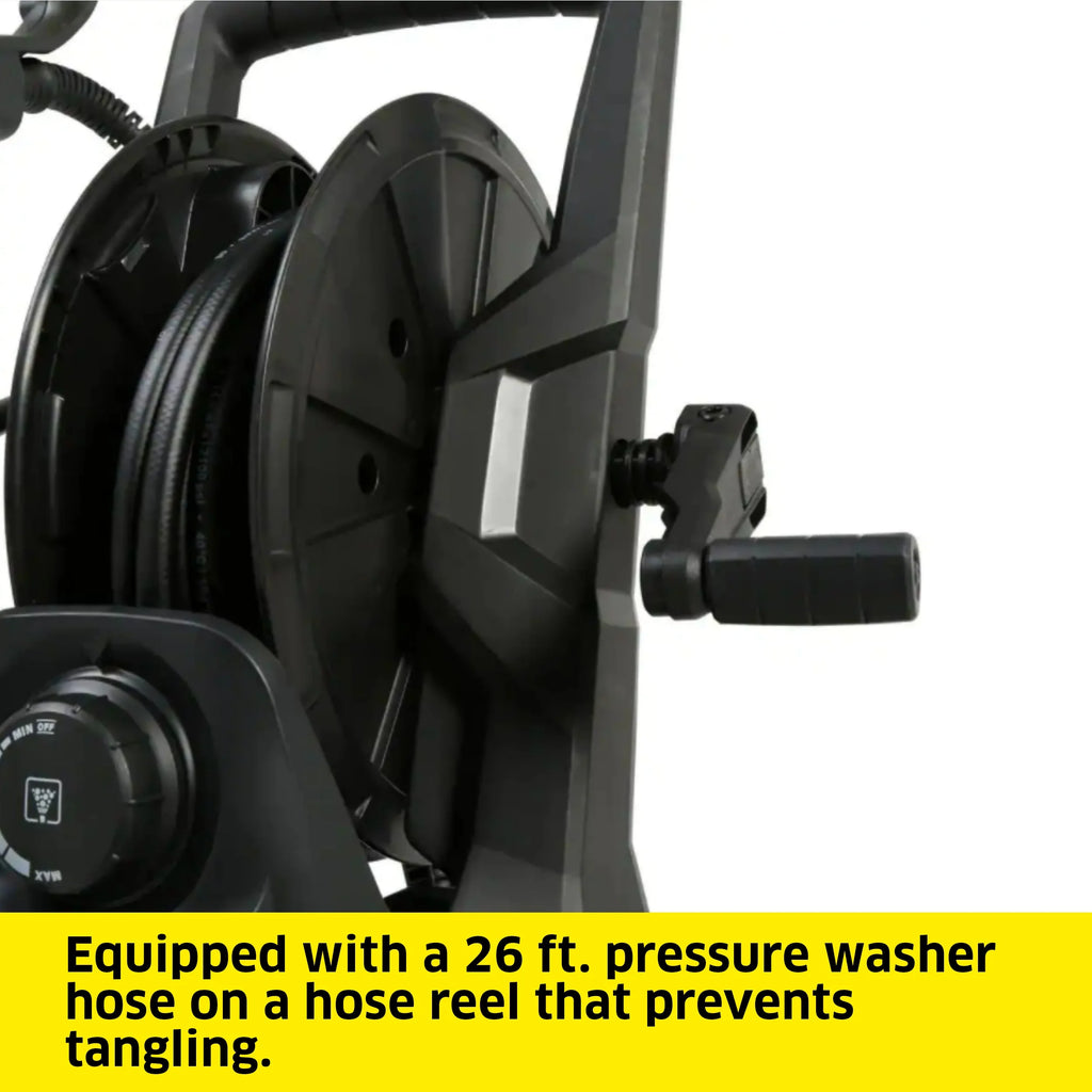 Karcher Pressure Washer, K5 Premium, 1.45 GPM, Hose Reel, 32 ft. Hose - 2000 PSI