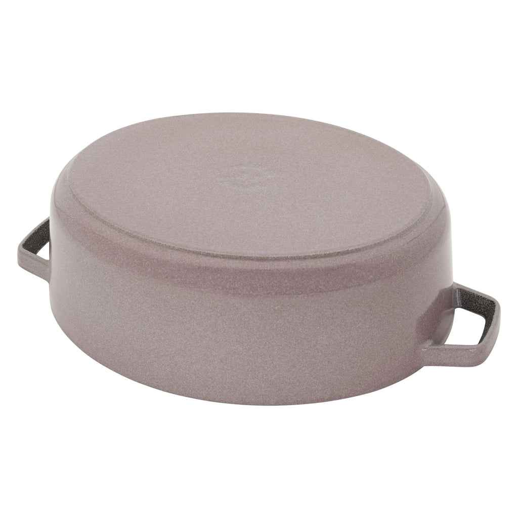 Staub Cast Iron 6.25-qt Shallow Oval Dutch Oven - Citron
