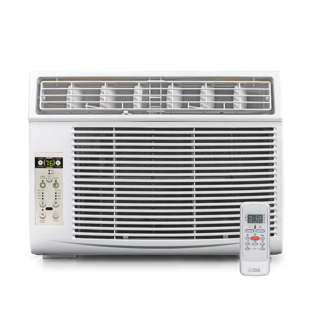 COMMERCIAL COOL 14,500 BTU Window Air Conditioner with Remote Control and Adjustable Thermostat, cools up to 750 Sq. Ft. with Electronic Controls & Digital Display CWAM145W6C
