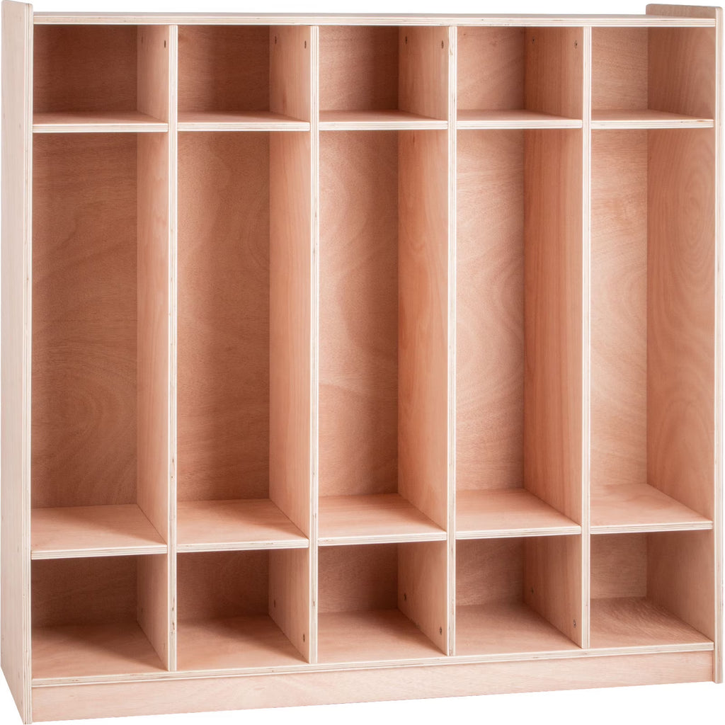 BENTISM Classroom Storage Cabinet Preschool Storage Shelves Wooden 8 Grids Toys Books