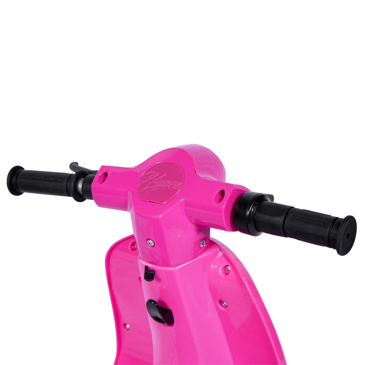 24V Hyper Toys Retro Electric Scooter, Easy Twist Throttle, Blue, Ages 13+, Including Teens, Tweens
